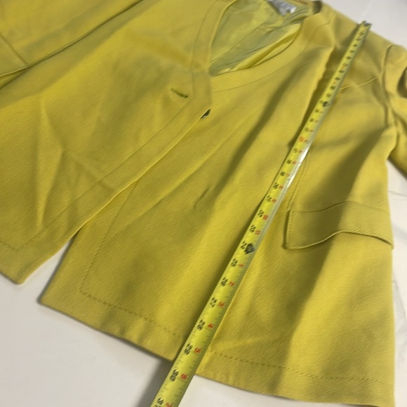 Givenchy Yellow Green Wool Blazer - Picture 6 of 12